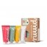 100% natūralaus veganinio dezodoranto Nuud su mikro sidabru šeimos rinkinys 4x20ml