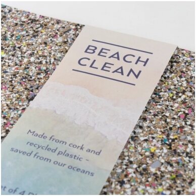 Beach clean padėklų rinkinys 4vnt 35x25x0.2cm 2