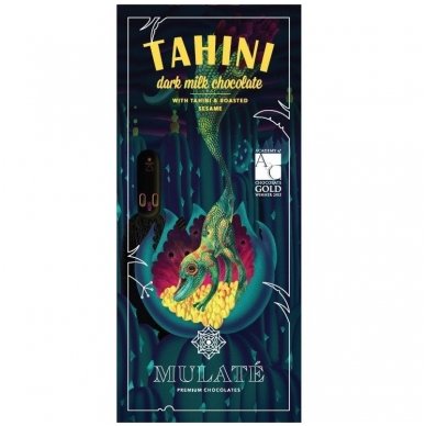EKOLOGIŠKAS PIENINIS ŠOKOLADAS TAHINI, 80G 2
