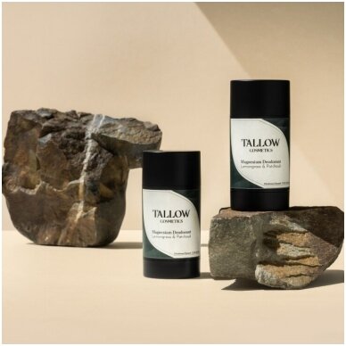 Natūralus dezodorantas su magniu ir taukais (tallow) – citrinžolė ir pačiulis 75ml 6