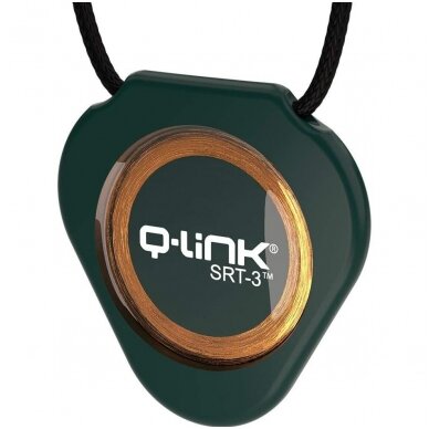 Q-Link® pakabukas su SRT™ technologija – energijos balansas ir EMF harmonizavimas kasdienai. Žalios spalvos 2