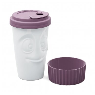 TASSEN puodelis išsinešimui Mug To Go Tasty - SKANU - vynuogė (400ml) 2