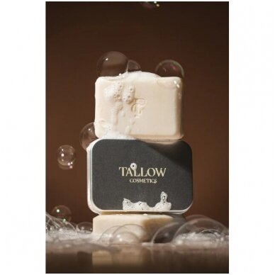 Žolelių ir taukų (tallow) muilo gabalėlis 2